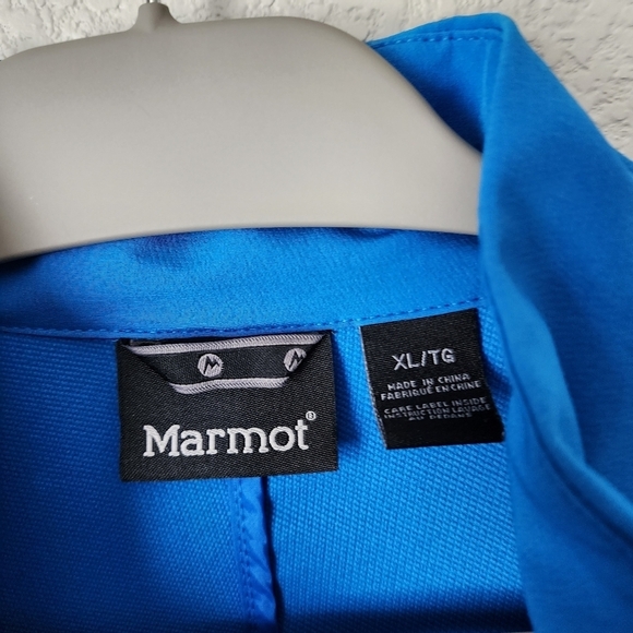 MARMOT Men's Tempo Softshell Jacket in  blue sapphire size XL - Picture 7 of 10